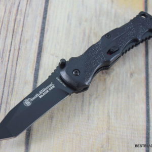 SMITH & WESSON BLACKOPS SPRING ASSISTED KNIFE WITH POCKET CLIP & SAFETY LOCK SWBLOP2SMTBCP