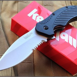 KERSHAW CLASH SPRING ASSISTED KNIFE 4.35 INCH CLOSED SERRATED WITH CLIP NEW!!!!!