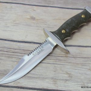JOKER KNIVES MADE IN SPAIN SMALL FIXED BLADE HUNTING KNIFE WITH CAMO SHEATH