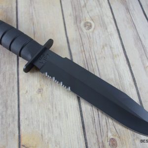 KA-BAR MADE IN USA HUNTING TACTICAL COMBAT KNIFE LEATHER & CORDURA SHEATH