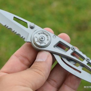 5.75 INCH OVERALL GERBER RIPSTOP I FRAME-LOCK FOLDING KNIFE WITH POCKET CLIP