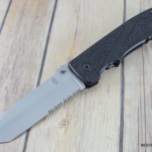 9.4 INCH OVERALL GERBER “ICON” TACTICAL LINER-LOCK FOLDING KNIFE W/ POCKET CLIP
