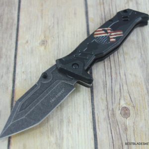 8 INCH TAC-FORCE TACTICAL SPRING ASSISTED KNIFE WITH POCKET CLIP TF-1025BK