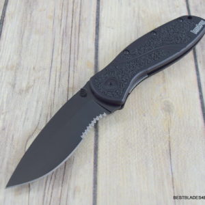 KERSHAW “BLUR” SPRING ASSISTED KNIFE MADE IN USA RAZOR SHARP BLADE 1670BLKST
