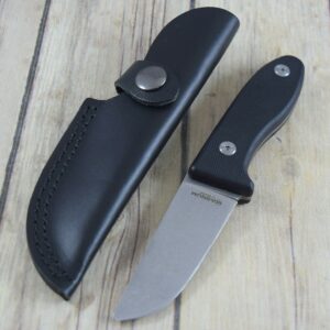 6.75″ BOKER MAGNUM KID’S KNIFE II FIXED BLADE SCOUT KNIFE WITH LEATHER SHEATH