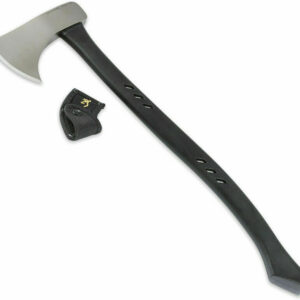 23.5″ Browning Outdoorsman Steel Head Blade Black Handle Camp Axe with sheath