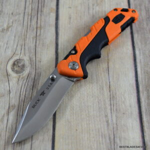 BUCK 661 FOLDING PURSUIT SMALL LOCK-BACK FOLDING KNIFE W/ SHEATH MADE IN USA