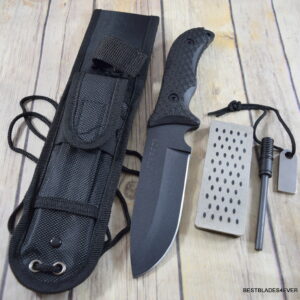 SCHRADE FIXED BLADE HUNTING KNIFE 6.12MM THICK BLADE FULL TANG MOLLE SHEATH
