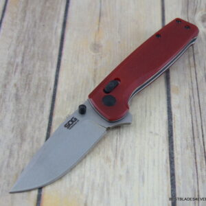 SOG TERMINUS XR CRIMSON RED G10 FOLDING KNIFE WITH POCKET CLIP RAZOR SHARP
