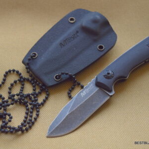 4.75″ MTECH USA NECK KNIFE KNIFE WITH KYDEX SHEATH & NECK CHAIN INCLUDED