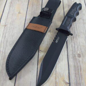 12.25 INCH MTECH FULL TANG HUNTING BOWIE KNIFE WITH SHEATH 5.14MM THICK BLADE