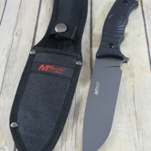 MTECH 4MM THICK BLADE FULL TANG FIXED BLADE HUNTING SURVIVAL KNIFE NYLON SHEATH
