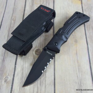 KA-BAR BLACK MULE LOCK-BACK FOLDING KNIFE RAZOR SHARP BLADE POCKET CLIP & SHEATH