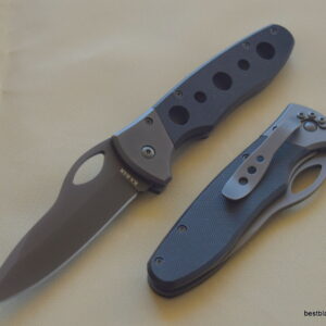 KA-BAR “AGAMA” G10 HANDLE TACTICAL FOLDING POCKET KNIFE WITH POCKET CLIP