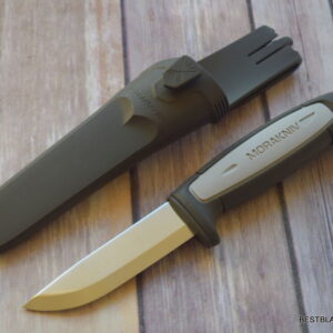 MORA ROBUST FIXED BLADE KNIFE RAZOR SHARP EDGE 8 INCH OVERALL WITH HARD SHEATH